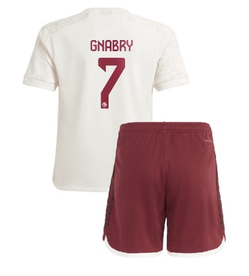 Bayern Munich Serge Gnabry #7 Tredje Kläder Barn 2023-24 Kortärmad (+ Korta byxor)
